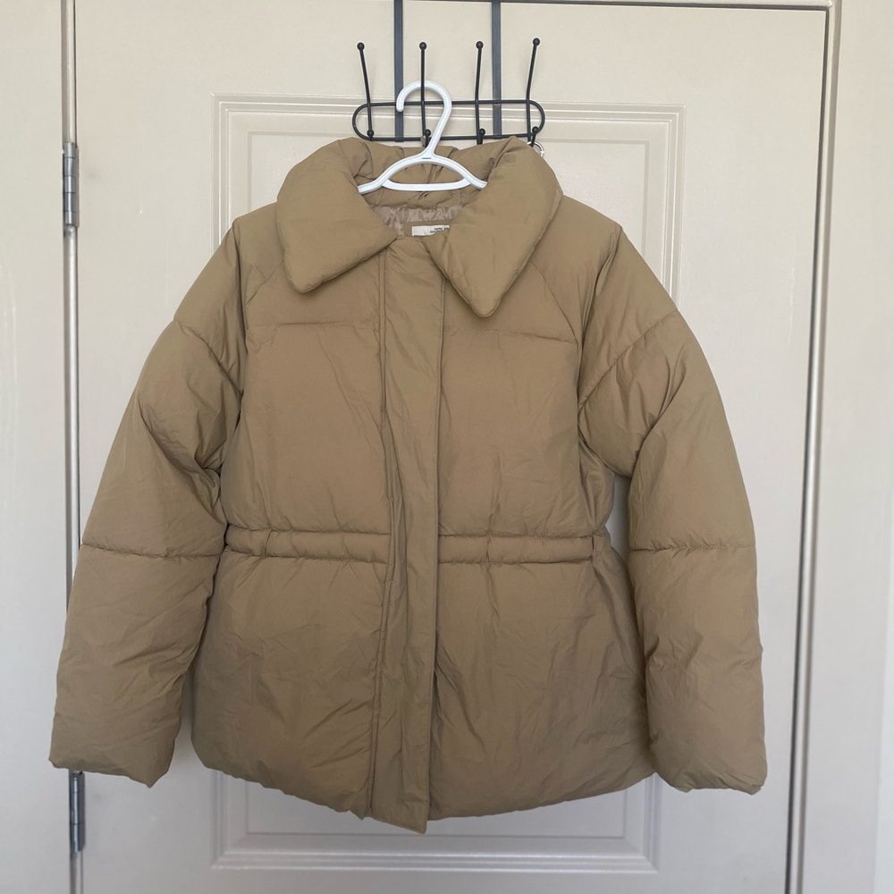 Cozy Tan Puffer Jacket